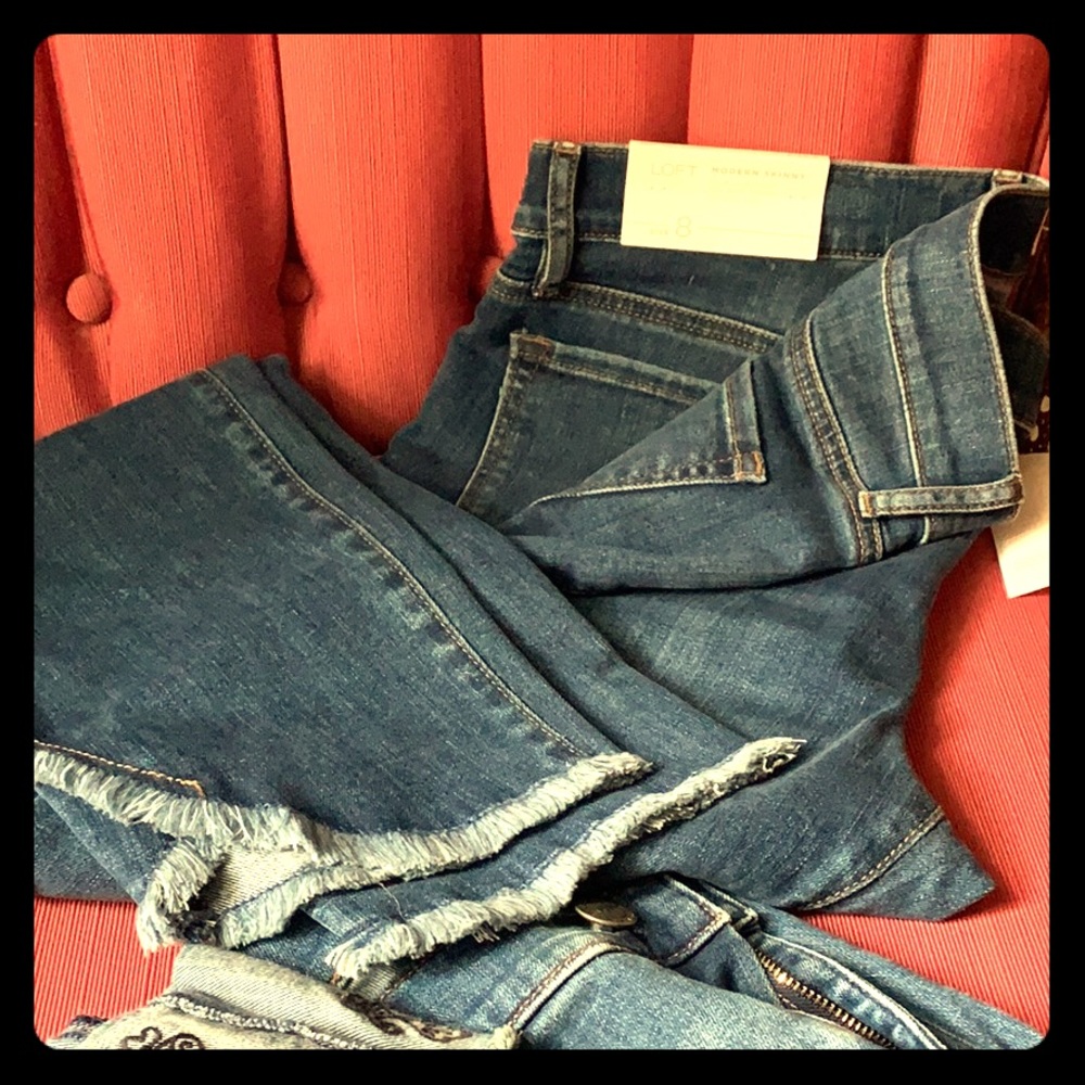 LOFT jeans! Modern Skinny, size 8. Two for one!!!